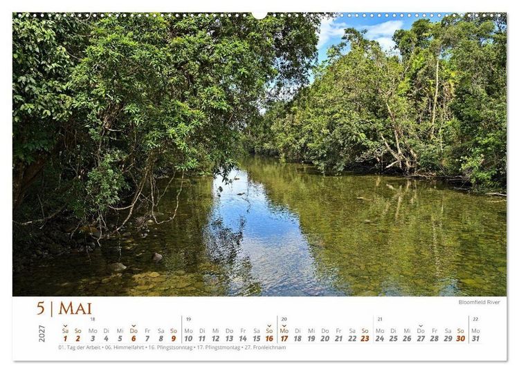 Produktbild: Australien - Cairns-Brisbane (hochwertiger Premium Wandkalender 2027 DIN A2 quer), Kunstdruck in Hochglanz