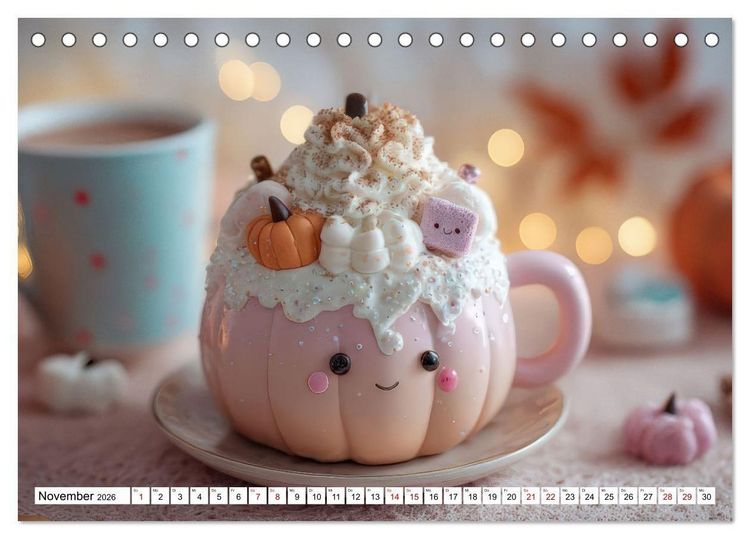 Produktbild: Kawaii-Gl&uuml;cksmomente (Tischkalender 2026 DIN A5 quer), CALVENDO Monatskalender