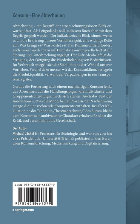 Produktbild: Konsum - Eine Abrechnung