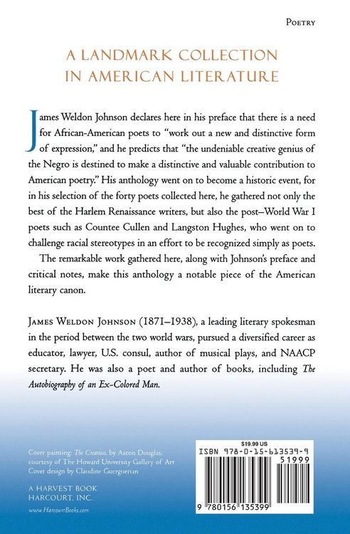 Produktbild: The Book Of American Negro Poetry