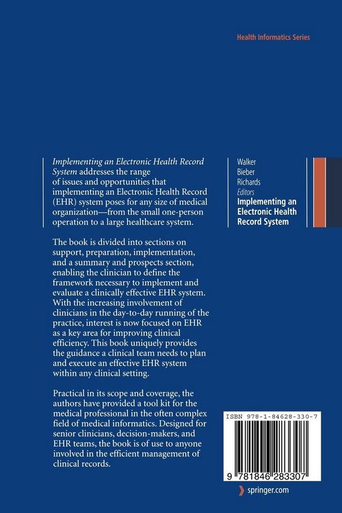 Produktbild: Implementing an Electronic Health Record System
