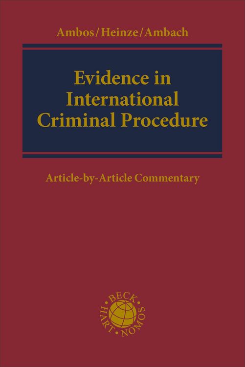 Produktbild: Evidence in International Criminal Procedure