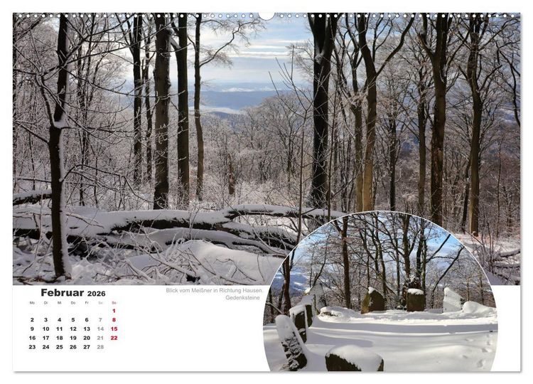 Produktbild: Der Grimmsteig (hochwertiger Premium Wandkalender 2026 DIN A2 quer), Kunstdruck in Hochglanz