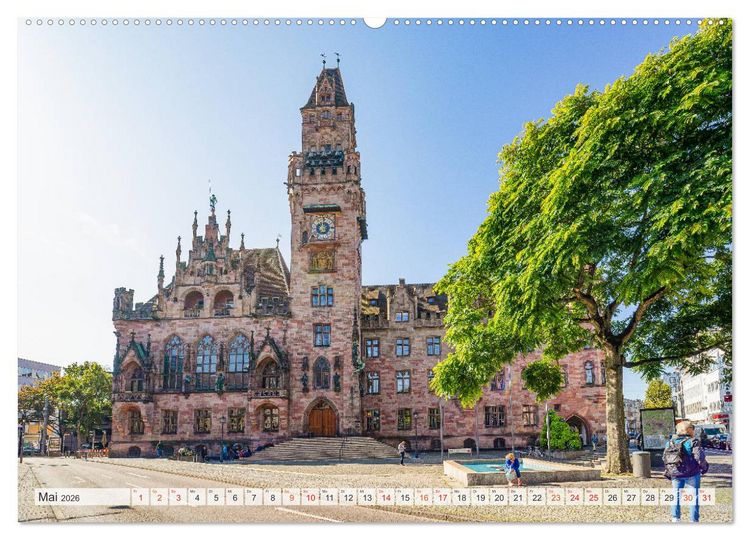 Produktbild: Saarbr&uuml;cken Impressionen (Wandkalender 2026 DIN A2 quer), CALVENDO Monatskalender