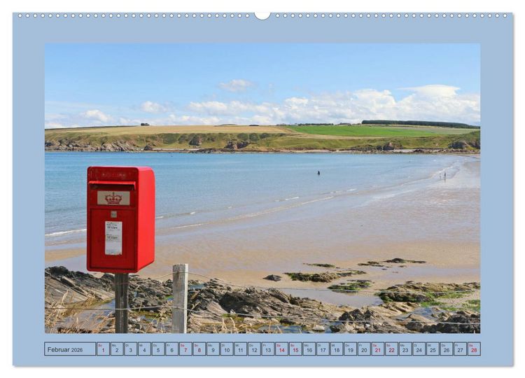 Produktbild: Sie haben Post - Briefk&auml;sten in Schottland (hochwertiger Premium Wandkalender 2026 DIN A2 quer), Kunstdruck in Hochglanz