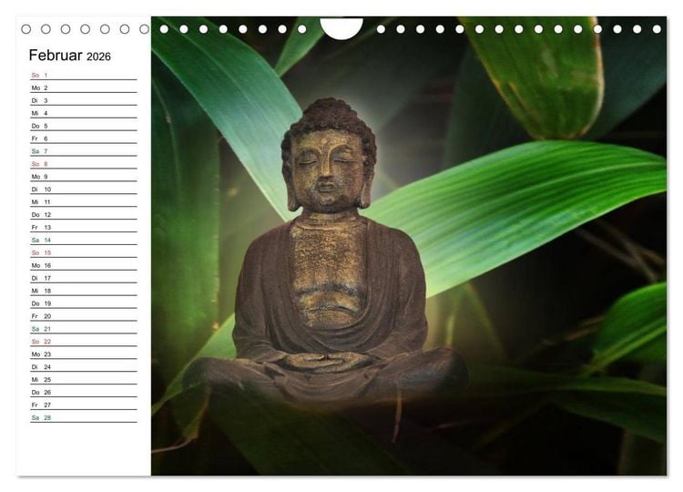 Produktbild: Buddha (Wandkalender 2026 DIN A4 quer), CALVENDO Monatskalender