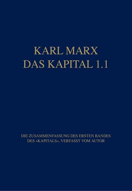 Produktbild: Marx Das Kapital 1.1.-1.5. / Das Kapital 1.1