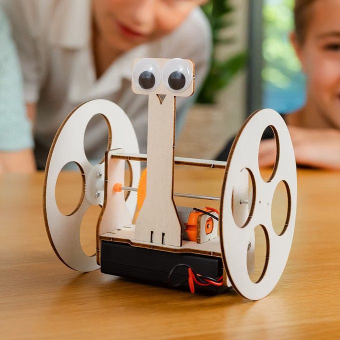 Produktbild: Fischertechnik 579984 - miniMINT, Gyro Drive, Balance-Magie, Technik-Holzbausatz ab 8 Jahren