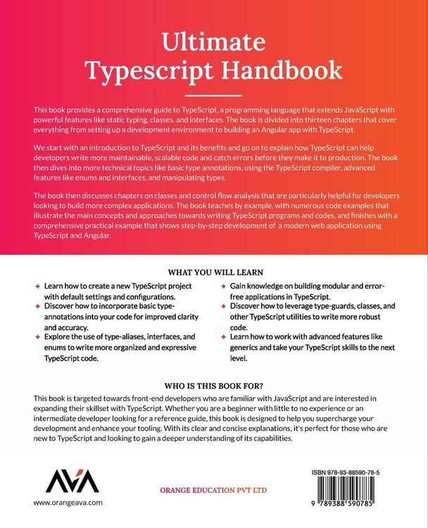 Produktbild: Ultimate Typescript Handbook