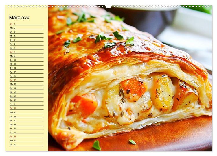 Produktbild: Herzhafte Kartoffeln. Leckeres aus der Super-Knolle (hochwertiger Premium Wandkalender 2026 DIN A2 quer), Kunstdruck in Hochglanz