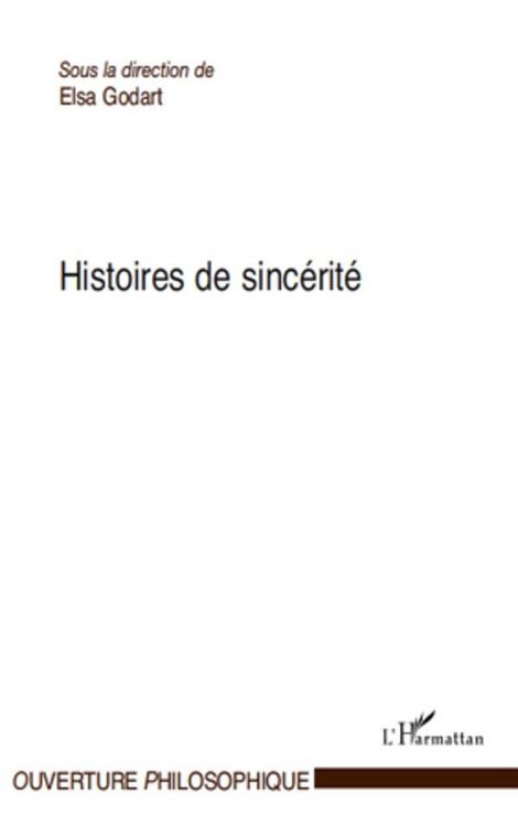 Produktbild: Histoires de sincerite