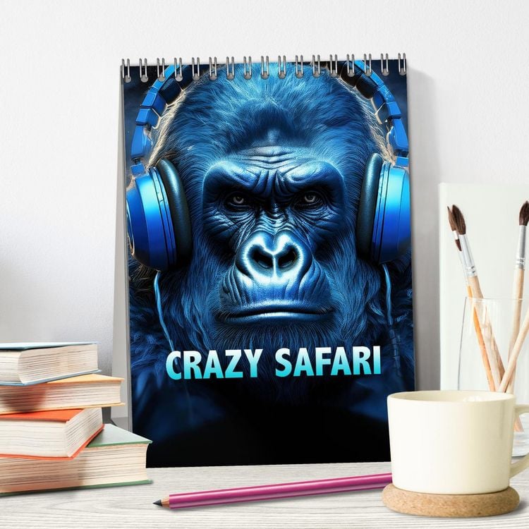 Produktbild: Crazy Safari (Tischkalender 2026 DIN A5 hoch), CALVENDO Monatskalender