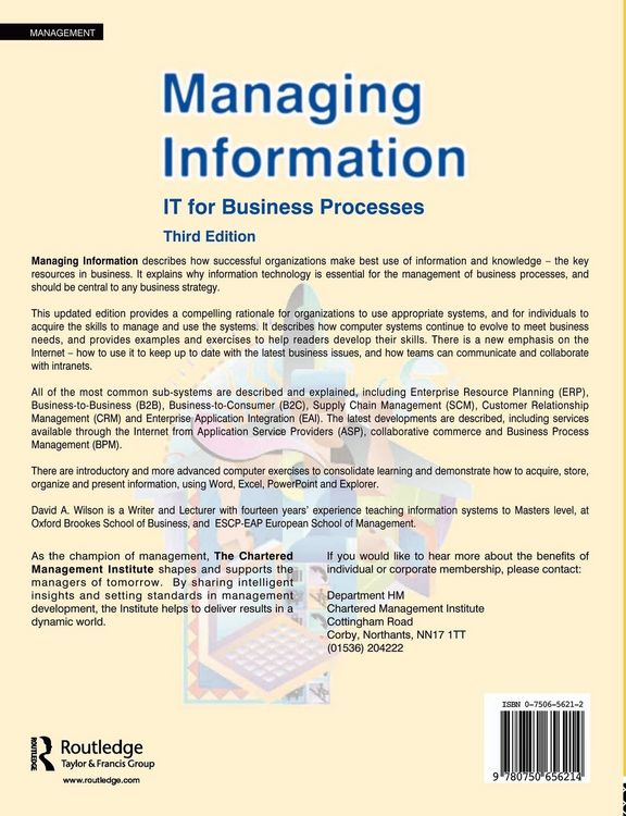 Produktbild: Managing Information