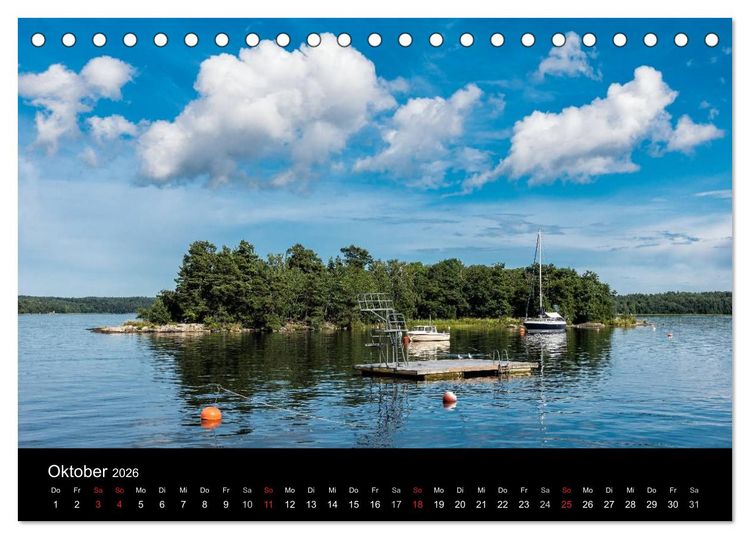 Produktbild: Sch&auml;rengarten an der schwedischen Ostk&uuml;ste (Tischkalender 2026 DIN A5 quer), CALVENDO Monatskalender