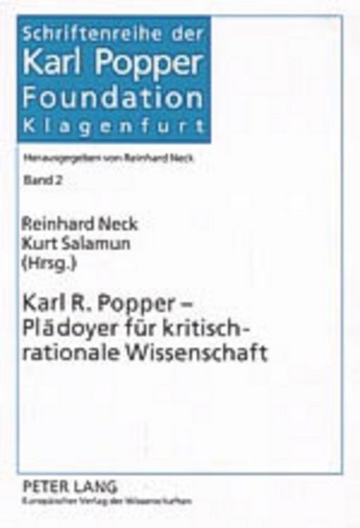 Produktbild: Karl R. Popper &ndash; Pl&auml;doyer f&uuml;r kritisch-rationale Wissenschaft