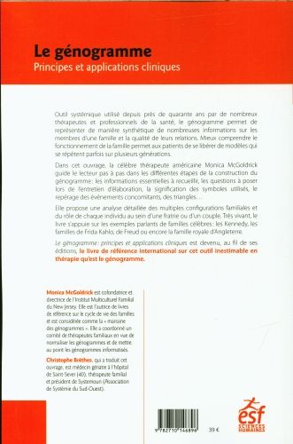 Produktbild: Le g&eacute;nogramme : principes et applications cliniques