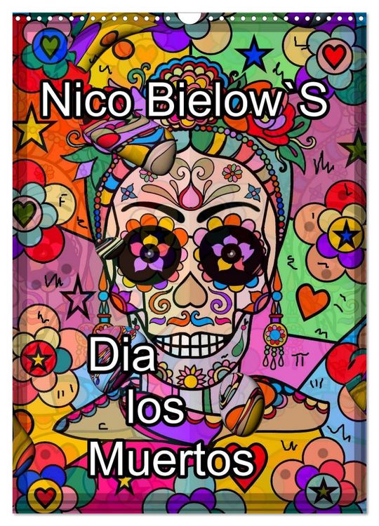 Produktbild: Nico Bielows Dia los Muertos (Wandkalender 2026 DIN A3 hoch), CALVENDO Monatskalender