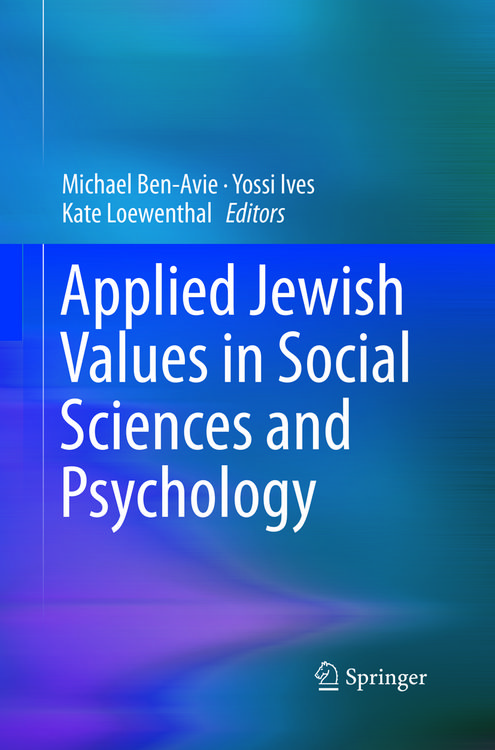 Produktbild: Applied Jewish Values in Social Sciences and Psychology