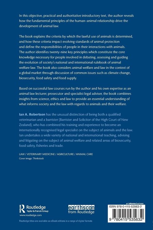 Produktbild: Animals, Welfare and the Law