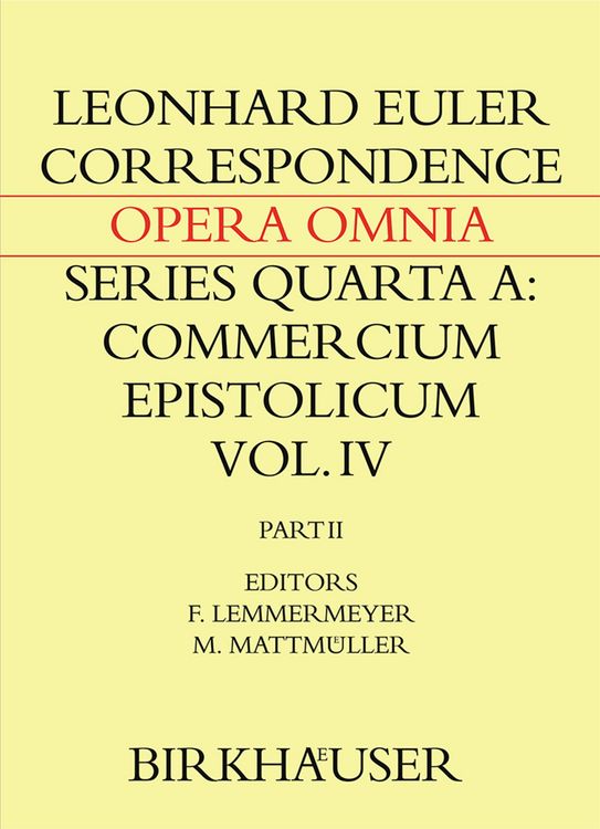 Produktbild: Correspondence of Leonhard Euler with Christian Goldbach