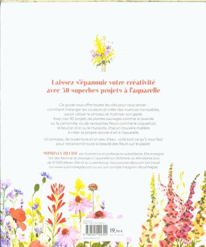 Produktbild: Fleurs sauvages &agrave; l'aquarelle