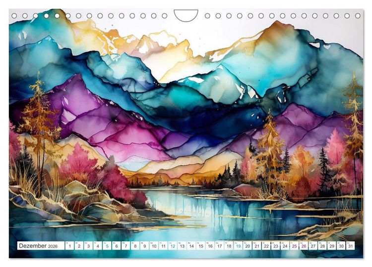 Produktbild: Farbsinfonie der Natur (Wandkalender 2026 DIN A4 quer), CALVENDO Monatskalender