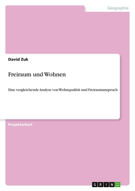 Produktbild: Freiraum und Wohnen