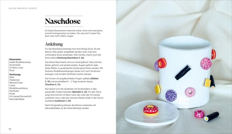 Produktbild: Kleine kreative Auszeit: S&uuml;&szlig;e Deko modellieren