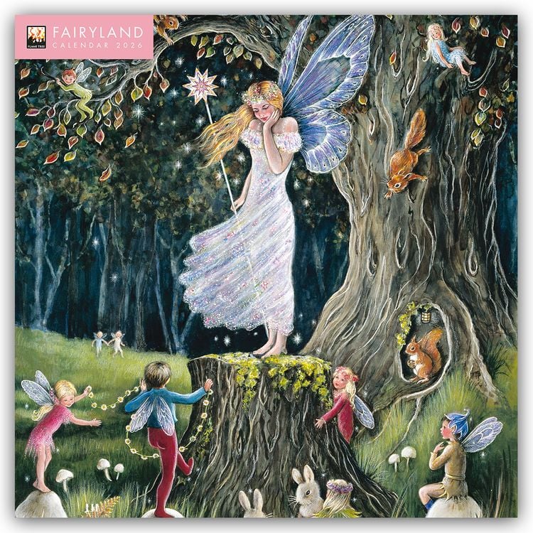 Produktbild: Fairyland – Feenland 2026 – Original Flame Tree Publishing-Kalender [Kalender]