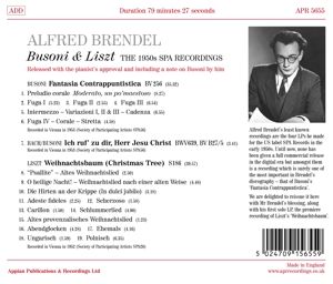 Produktbild: Alfred Brendel plays Busoni & Liszt - the SPA rec.