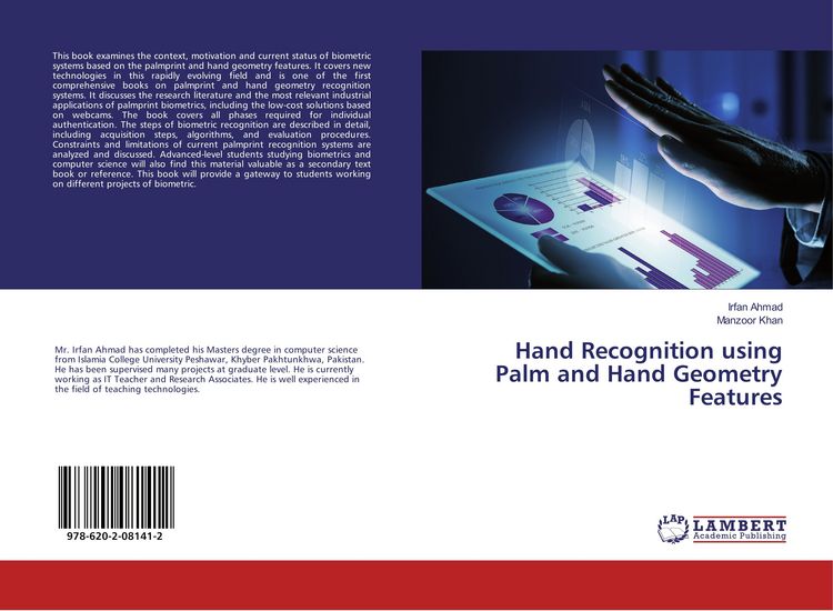 Produktbild: Hand Recognition using Palm and Hand Geometry Features