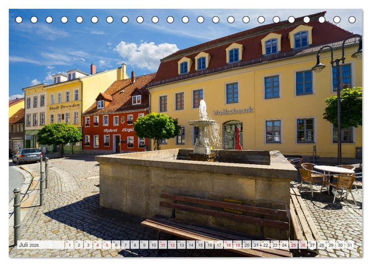 Produktbild: Pulsnitz Impressionen (Tischkalender 2026 DIN A5 quer), CALVENDO Monatskalender