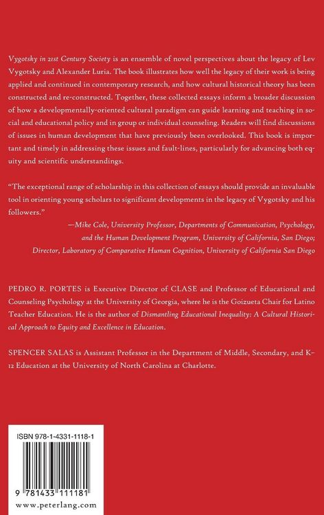 Produktbild: Vygotsky in 21st Century Society