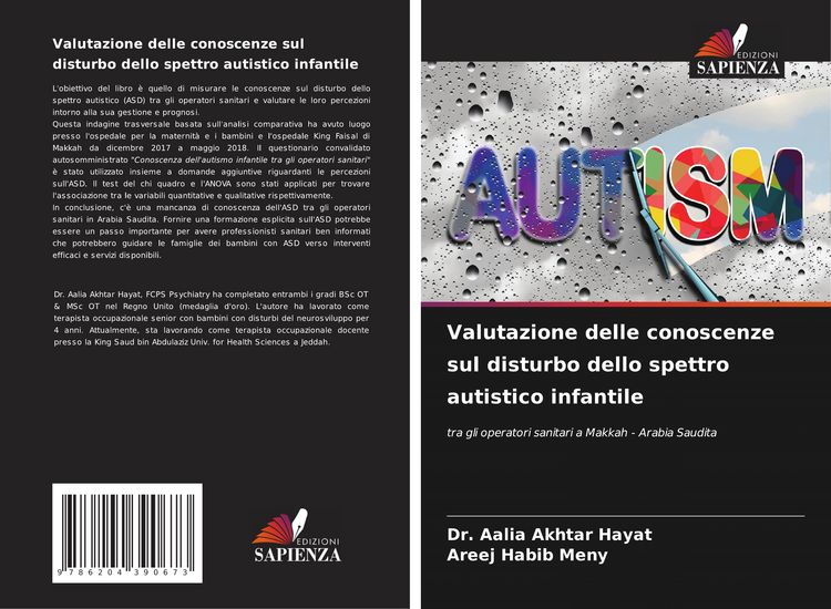 Produktbild: Valutazione delle conoscenze sul disturbo dello spettro autistico infantile