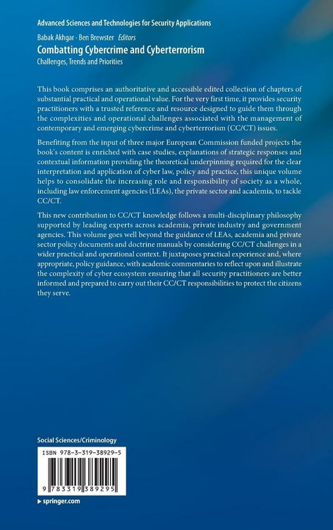 Produktbild: Combatting Cybercrime and Cyberterrorism