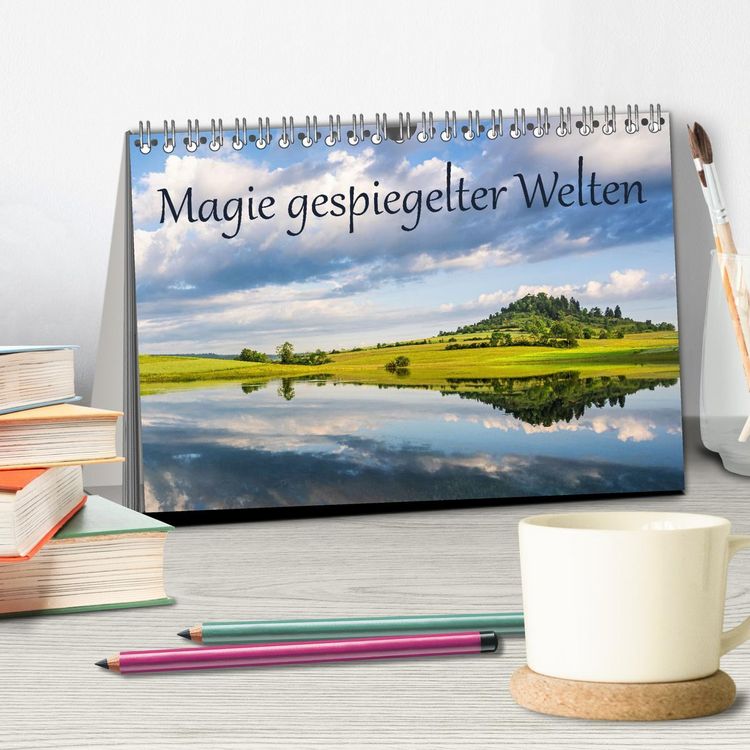 Produktbild: Magie gespiegelter Welten (Tischkalender 2026 DIN A5 quer), CALVENDO Monatskalender