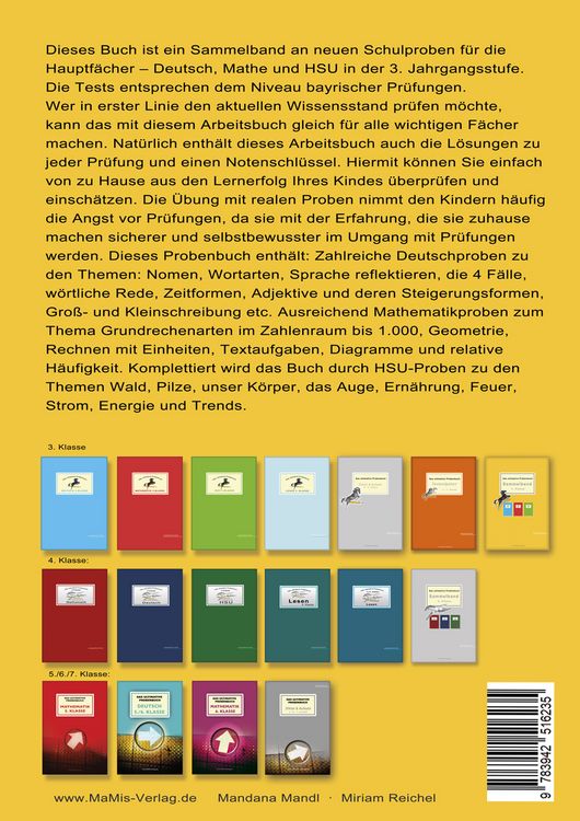 Produktbild: Das ultimative Probenbuch Sammelband 3. Klasse