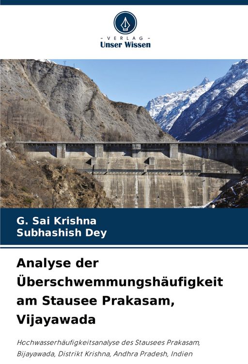 Produktbild: Analyse der &Uuml;berschwemmungsh&auml;ufigkeit am Stausee Prakasam, Vijayawada