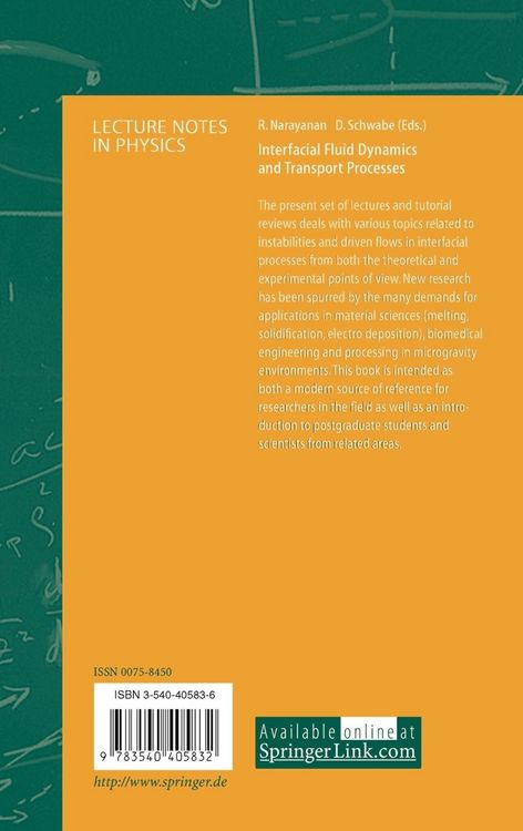 Produktbild: Interfacial Fluid Dynamics and Transport Processes