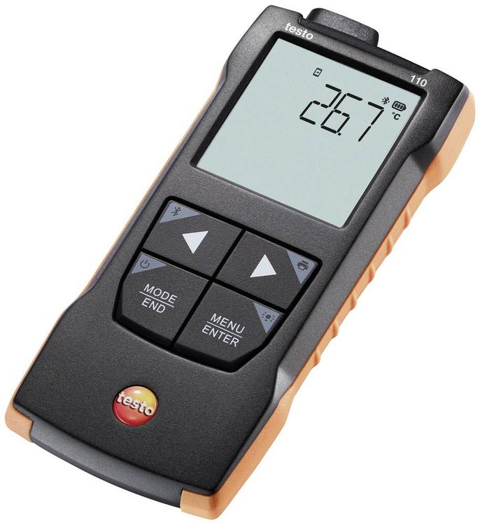 Produktbild: Testo 110 Temperatur-Messger&auml;t -200 - +800&deg;C F&uuml;hler-Typ NTC, Pt100
