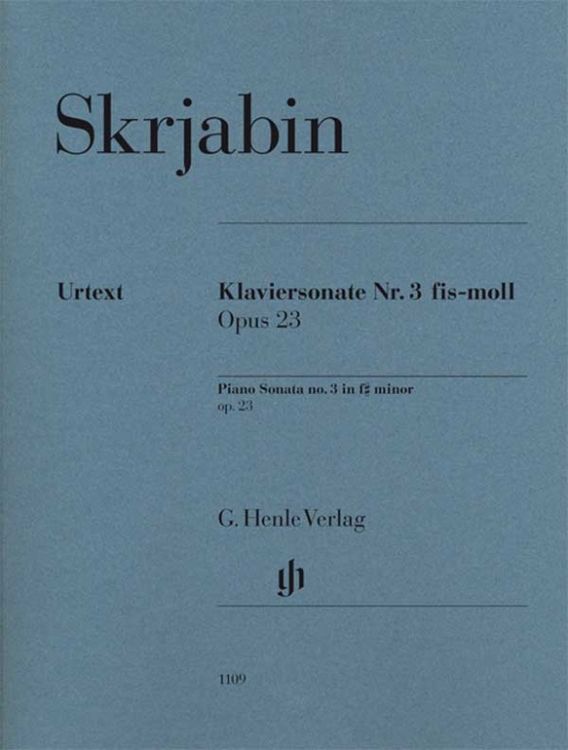 Produktbild: Alexander Skrjabin - Klaviersonate Nr. 3 fis-moll op. 23