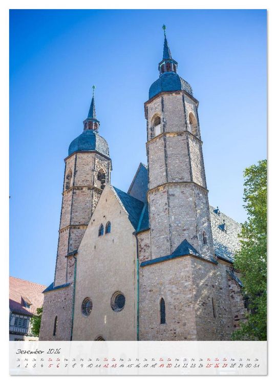 Produktbild: Lutherstadt Eisleben - Geburts- und Sterbeort des gro&szlig;en Reformators (Tischkalender 2026 DIN A5 hoch), CALVENDO Monatskalender