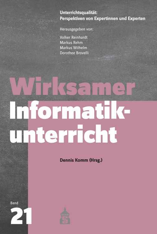 Produktbild: Wirksamer Informatikunterricht