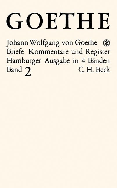 Produktbild: GOETHE, JOHANN WOLFGANG V.: BRIEFE, II