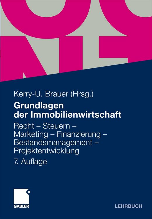Produktbild: Grundlagen der Immobilienwirtschaft