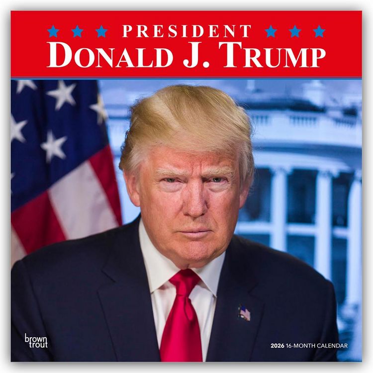 Produktbild: President Donald J. Trump – Präsident Donald J. Trump 2026 – 16-Monatskalender