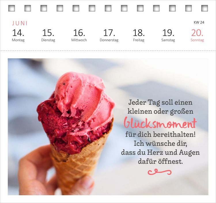 Produktbild: Postkartenkalender Ich w&uuml;nsch dir was 2027