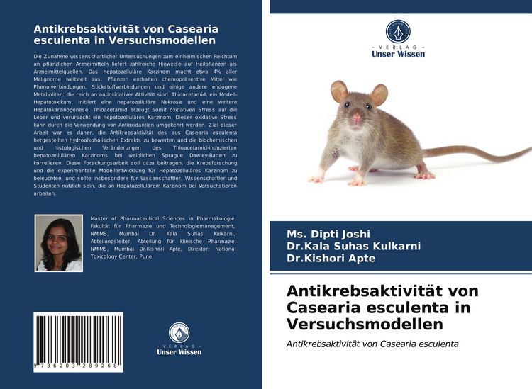 Produktbild: Antikrebsaktivit&auml;t von Casearia esculenta in Versuchsmodellen