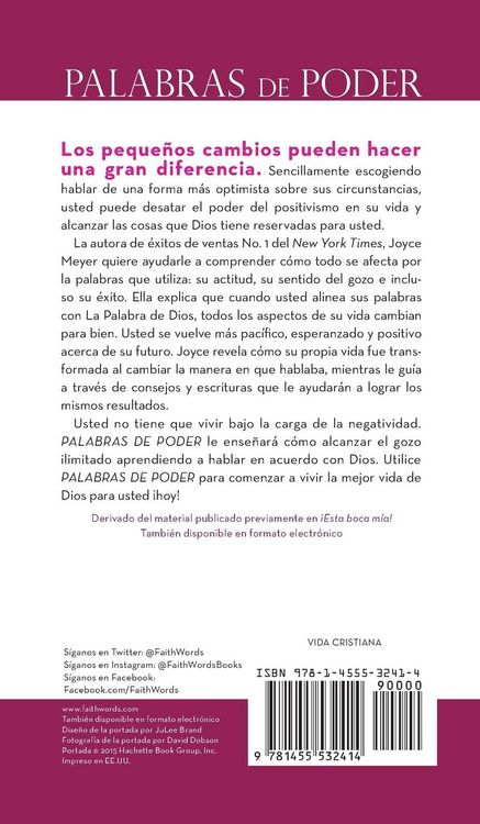 Produktbild: Palabras de Poder