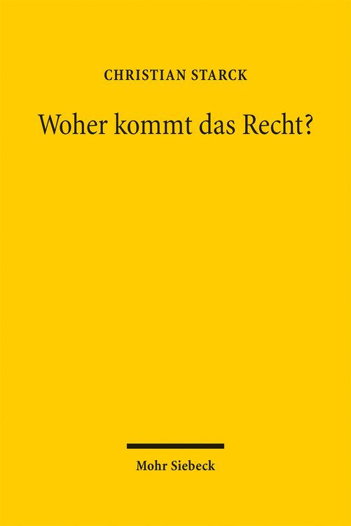 Produktbild: Woher kommt das Recht?